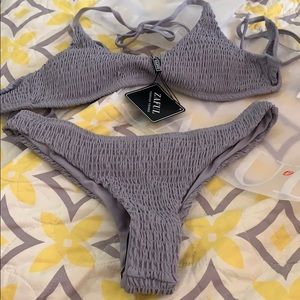 Girls size 4(medium)  grey bikini
